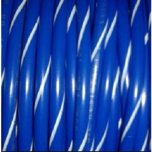 MTW 16AWG Blue w/White stripe 500' roll bare copper stranding UL1015